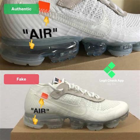 nike air vapormax off white real vs fake|nike vapormax off white 2020.